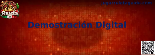 Demostración digital de una ruleta virtual con tablero y controles ilustrativos