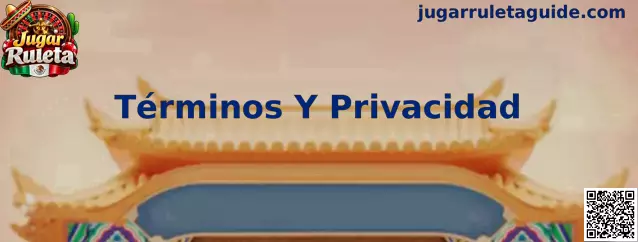 Información sobre términos y privacidad