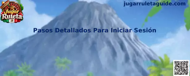Guía de Jugar Ruleta con los pasos detallados para iniciar sesión desde un navegador web