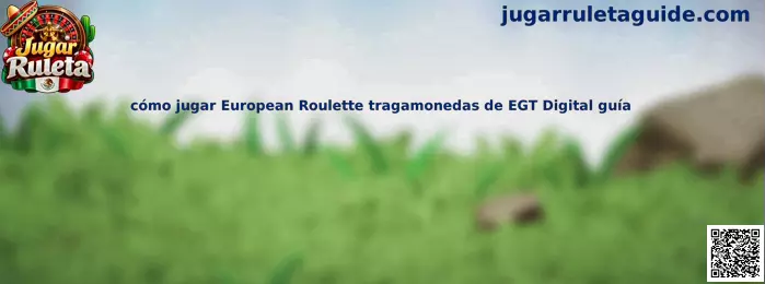 Imagen de referencia de la guía sobre European Roulette de EGT Digital y sus posibles controles de juego