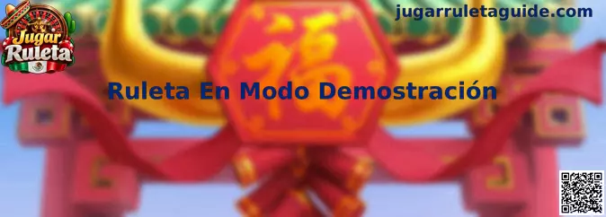 Representación visual de una ruleta en modo demostración con tablero para practicar mediante fichas virtuales